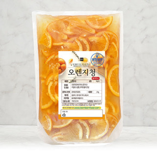 수제청 오렌지청 2kg 껍질포함 슬라이스x2[쇼핑몰 이름]